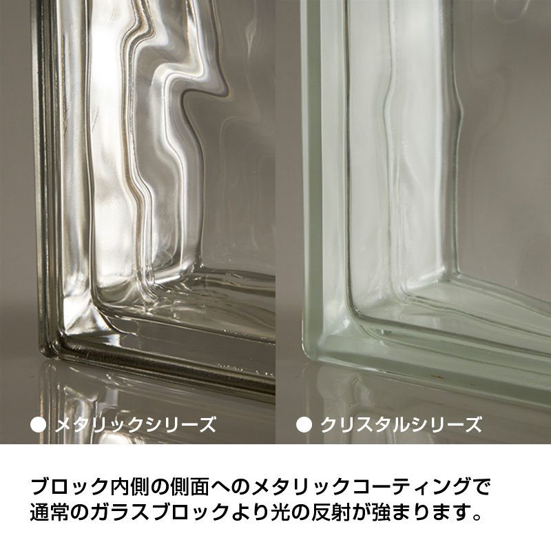 ガラスブロック シエナ色 5個セット商品（W190×H190×D80mm） - 2