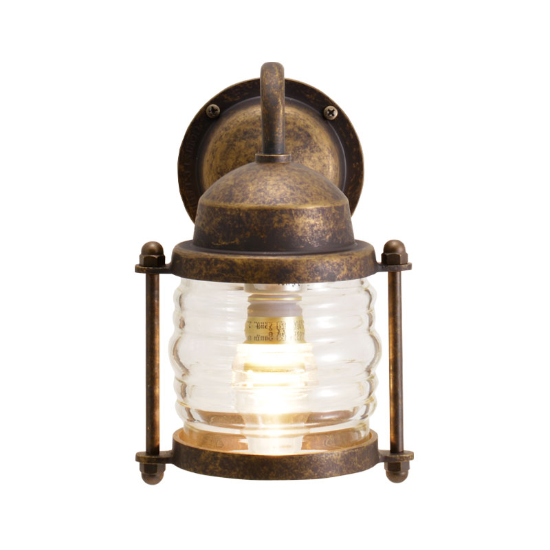 オンリーワン 真鍮製ポーチライト BR1700 クリアーガラス(LED仕様) GI1-700470 『エクステリアライト 屋外照明』 真鍮磨き - 2